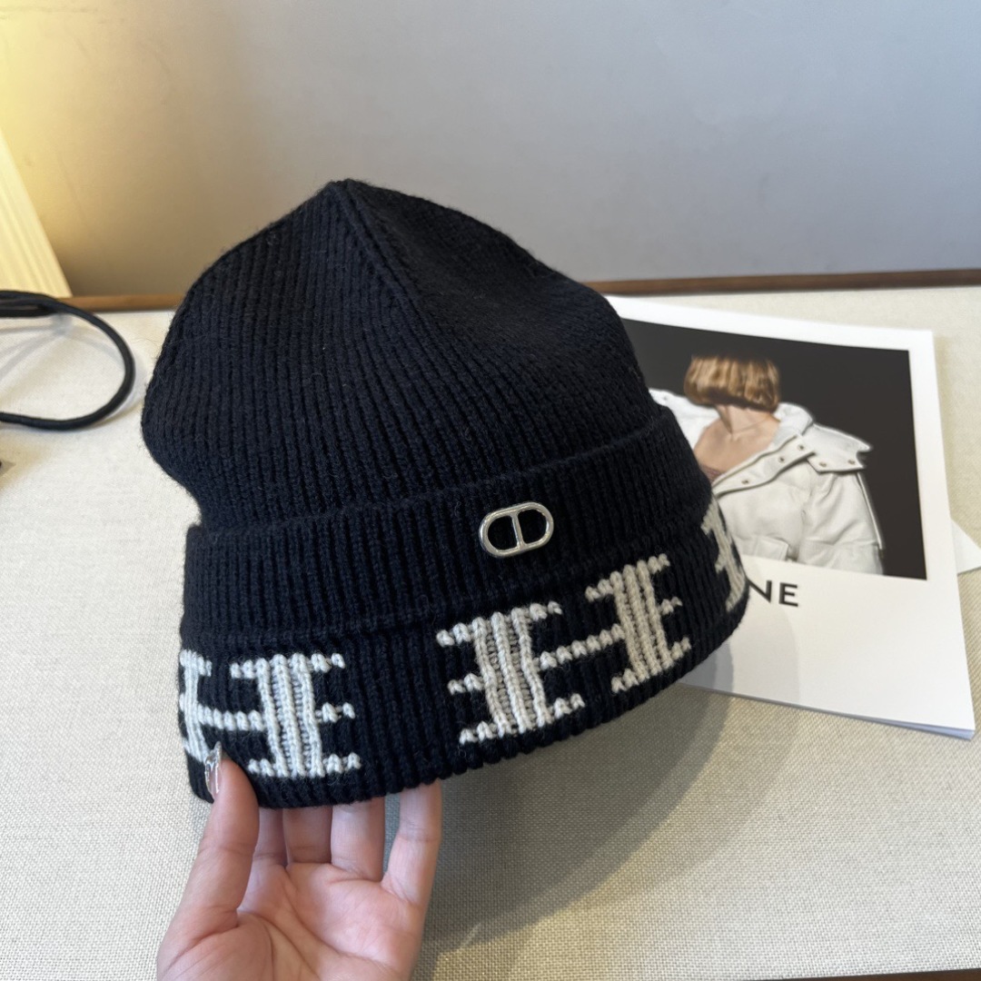 💕Hermes爱马仕新款针织毛线帽