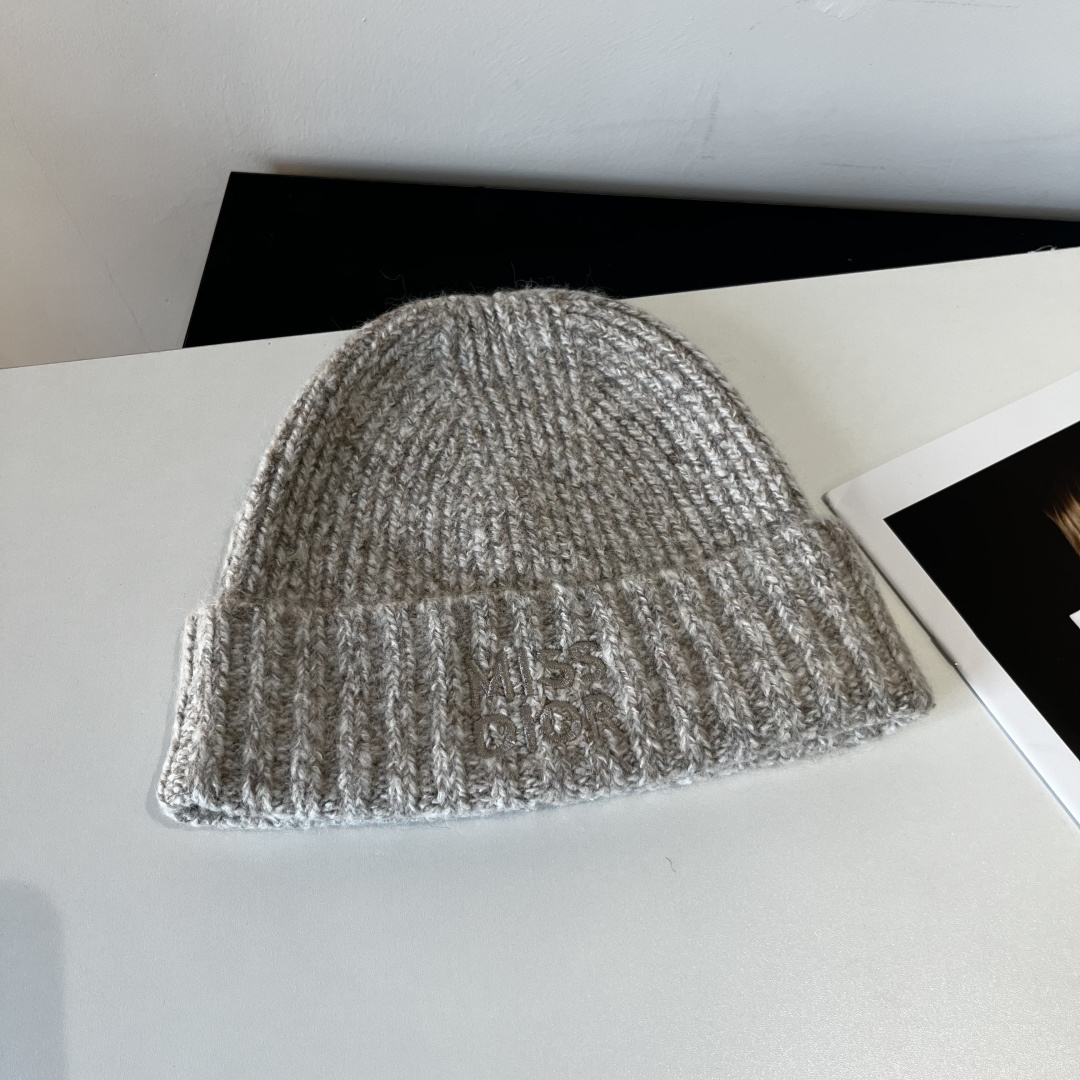 💕Dior Miss迪奥针织毛线帽，羊毛帽