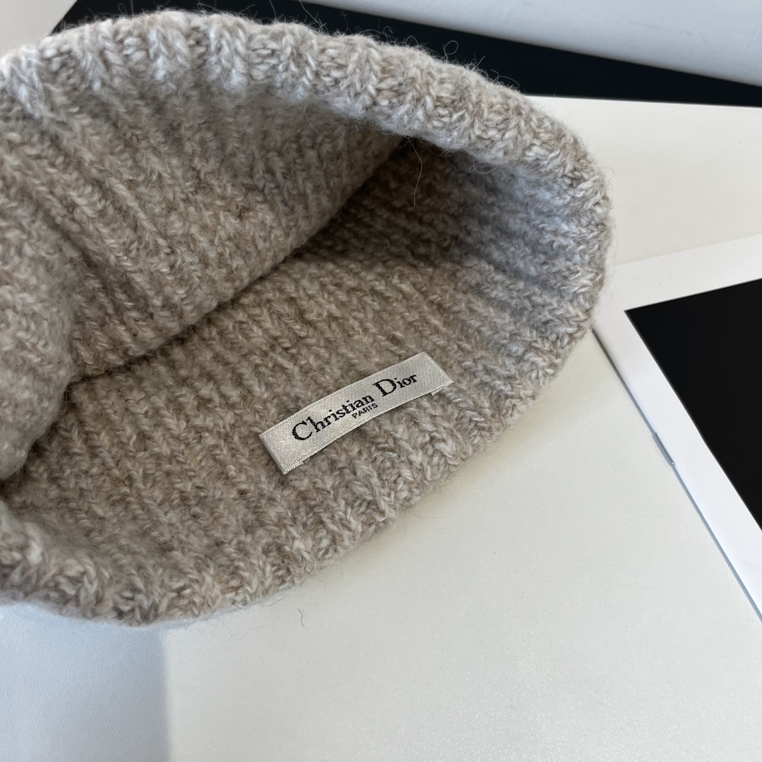 💕Dior Miss迪奥针织毛线帽，羊毛帽