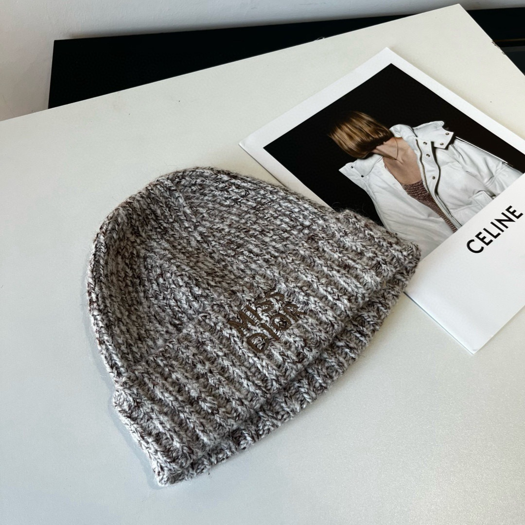 💕Dior Miss迪奥针织毛线帽，羊毛帽