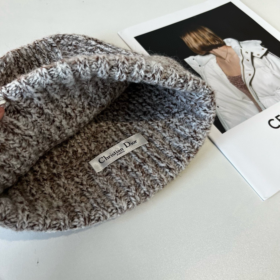 💕Dior Miss迪奥针织毛线帽，羊毛帽