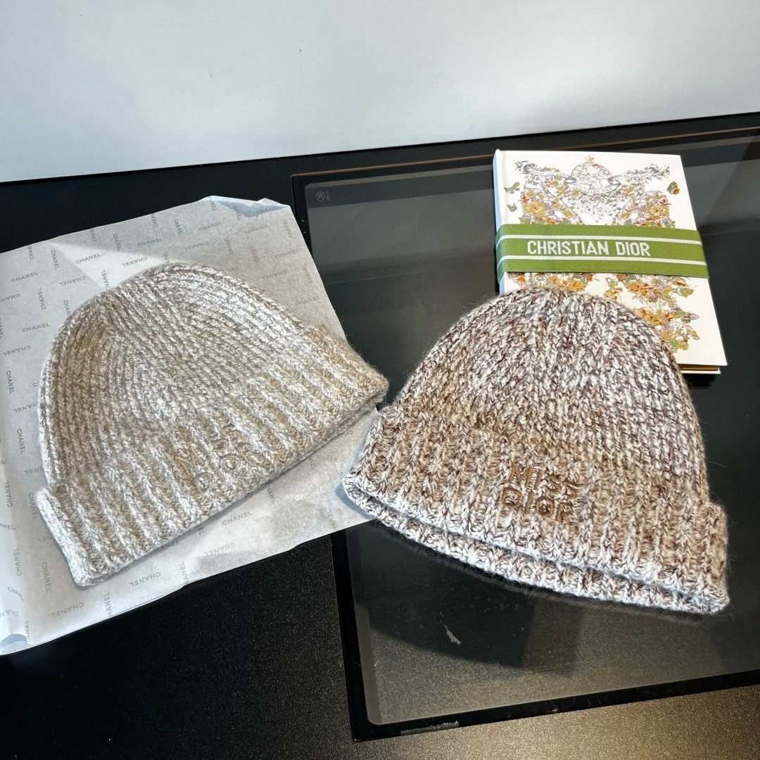 💕Dior Miss迪奥针织毛线帽，羊毛帽