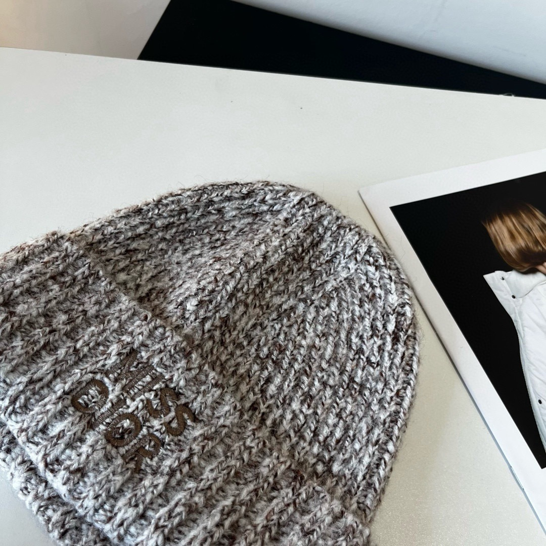 💕Dior Miss迪奥针织毛线帽，羊毛帽