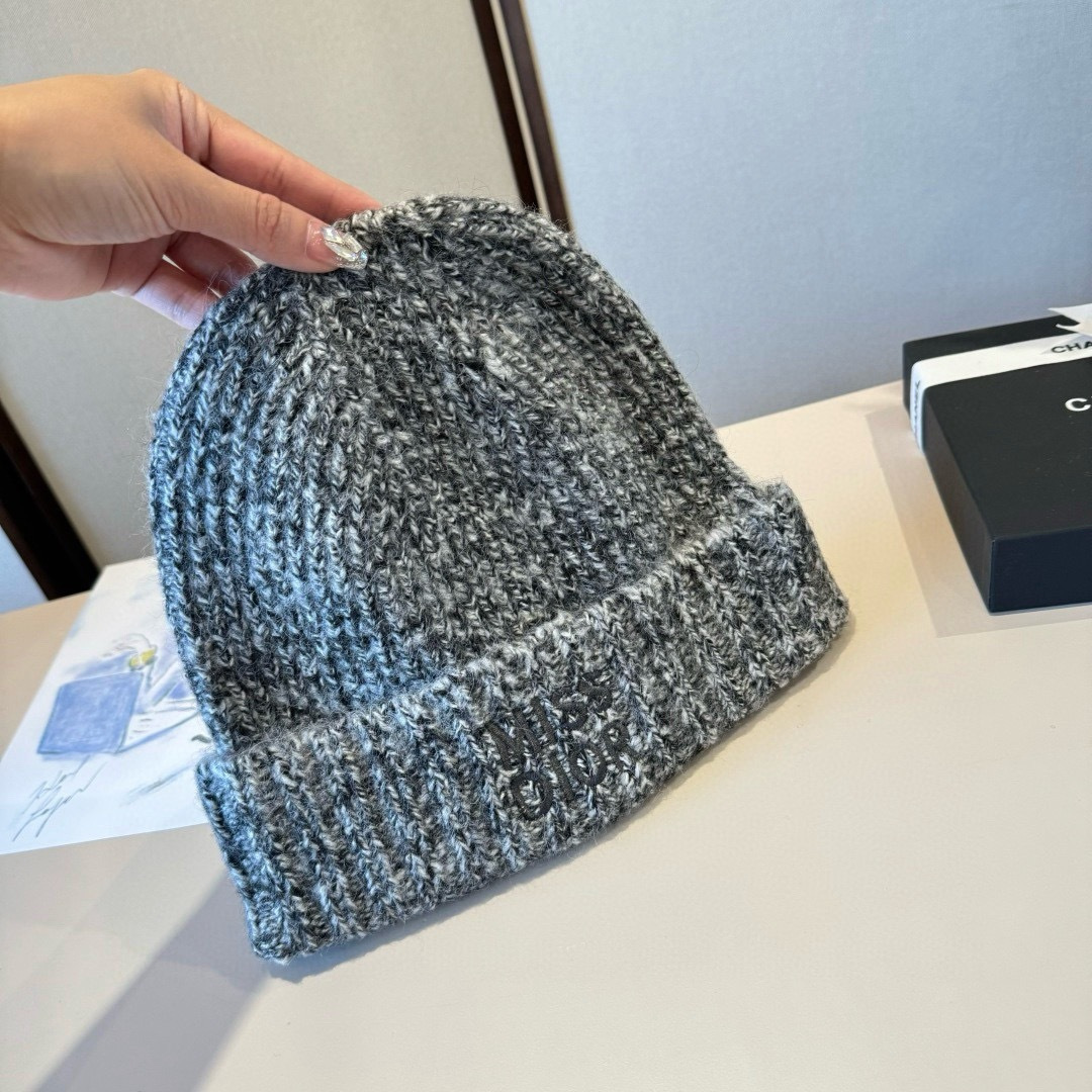 💕Dior Miss迪奥针织毛线帽，羊毛帽