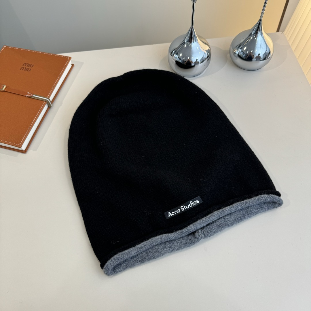💕Acne Studios 新款羊毛帽，中性款毛线帽，百分百羊毛面料%🦙