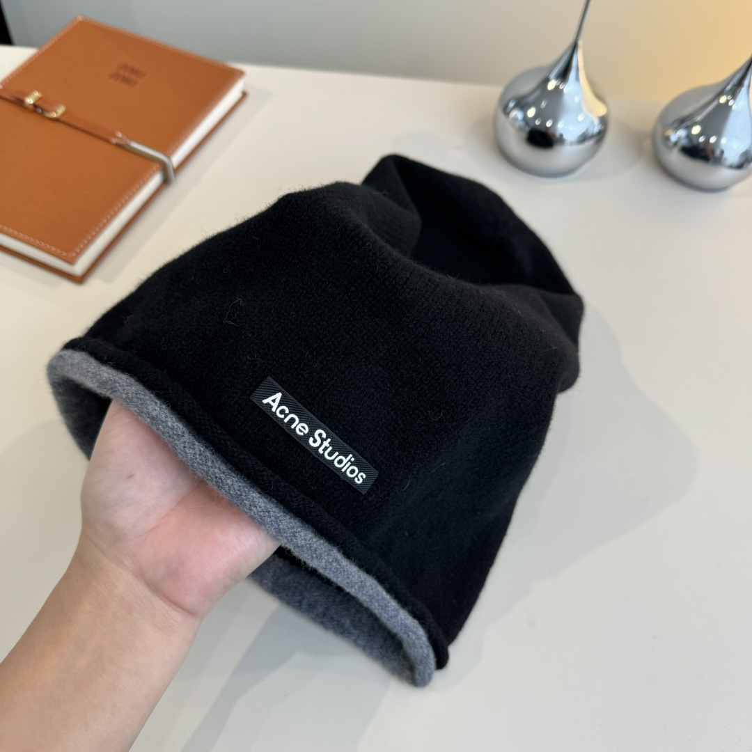 💕Acne Studios 新款羊毛帽，中性款毛线帽，百分百羊毛面料%🦙