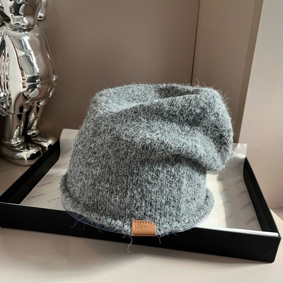 💕LOEWE罗意威秋冬新款毛线帽,嘻哈风针织帽,男女款毛线帽 4个色