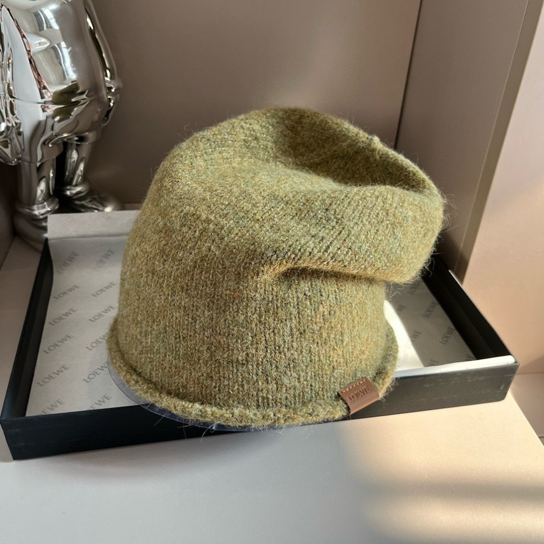 💕LOEWE罗意威秋冬新款毛线帽,嘻哈风针织帽,男女款毛线帽 4个色