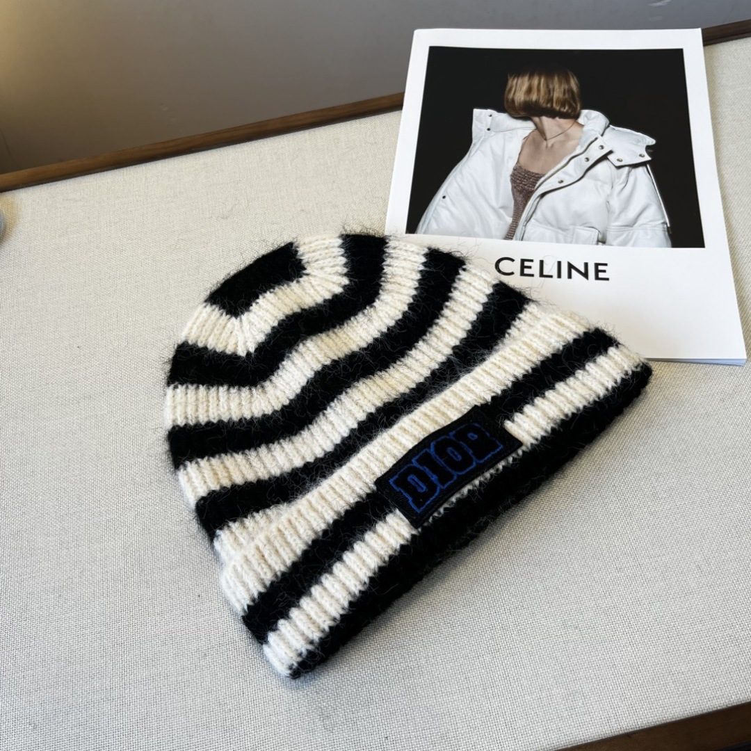 💕Dior Miss迪奥针织毛线帽，羊毛帽