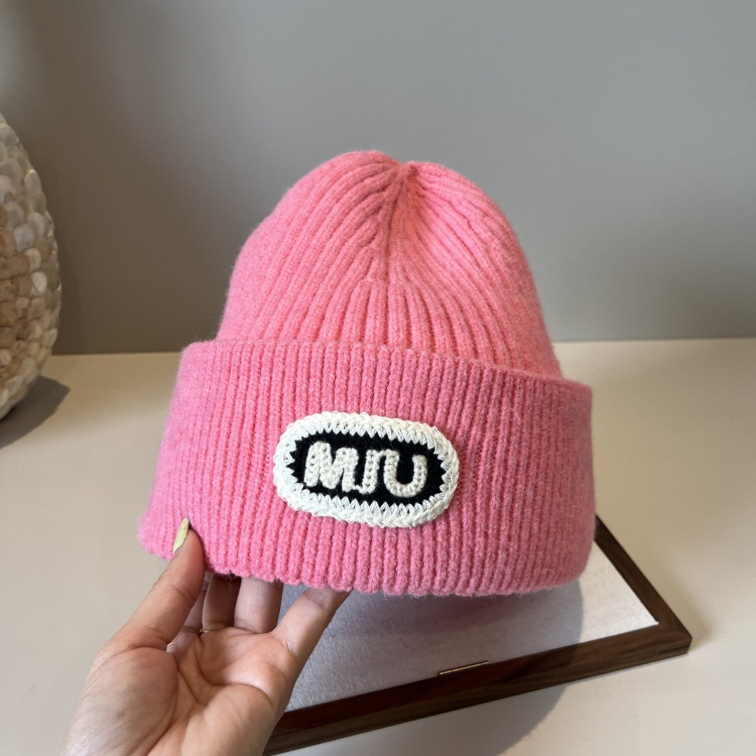 💕缪缪新款针织毛线帽