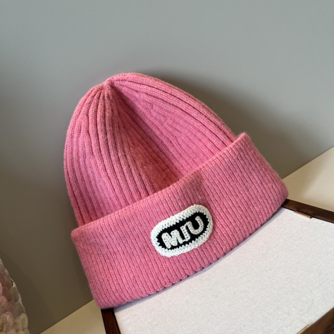 💕缪缪新款针织毛线帽