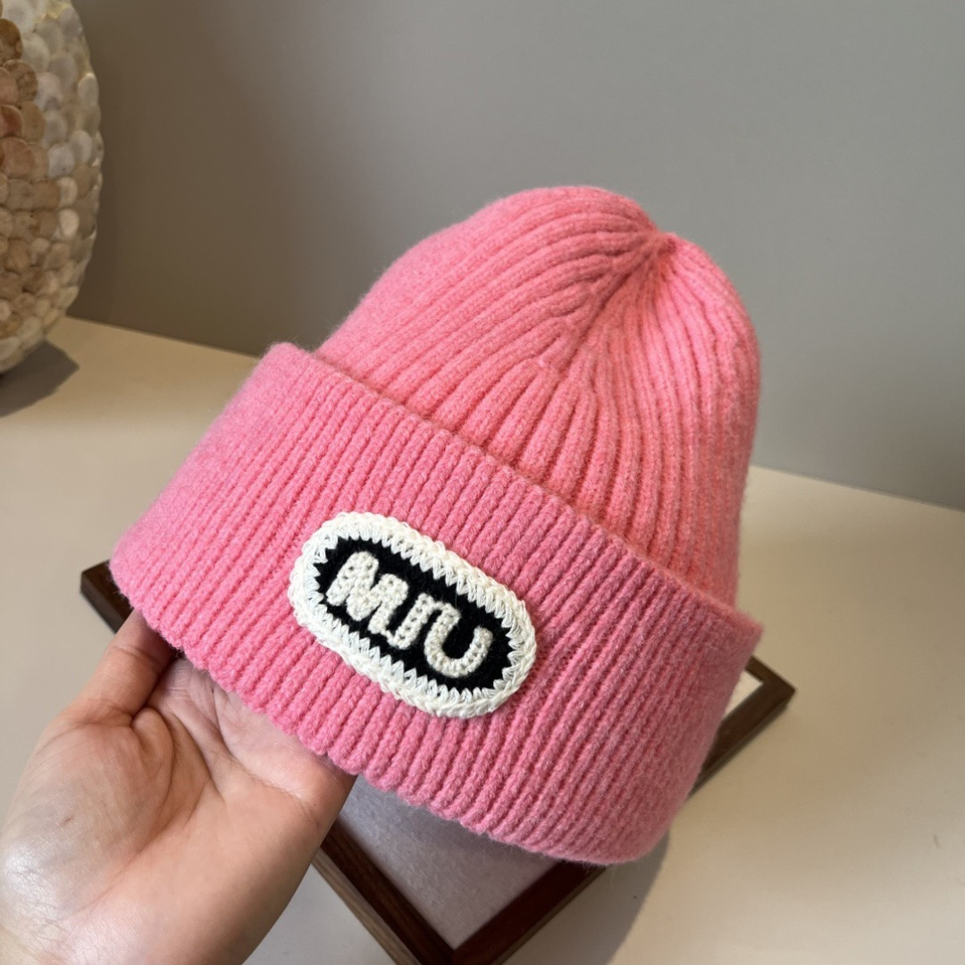 💕缪缪新款针织毛线帽