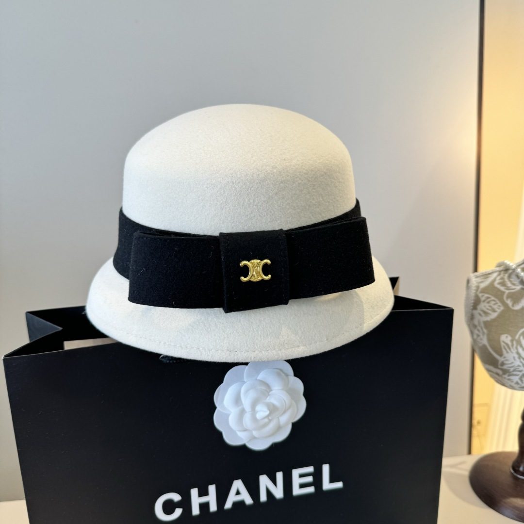 NO:643527,White Celine Celine autumn and winter new wool basin hat, 100% wool fabric, head circumference 57cm hat fisherman hat baseball cap knitted hat, hat, celine, celine, espadrilles, hats19860909白色 Celine赛琳秋冬新款羊毛盆帽,百分百羊毛面料、头围57cm帽子渔夫帽棒球帽针织帽,帽子,celine,celine,espadrilles,hats,hat