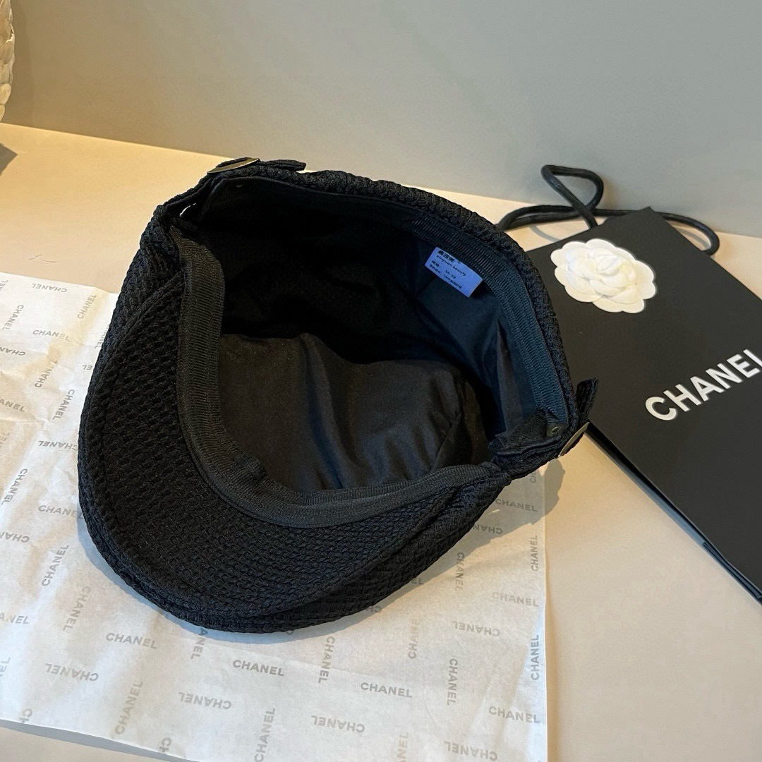 💕Chanel香奈儿鸭舌前进帽，头围58cm