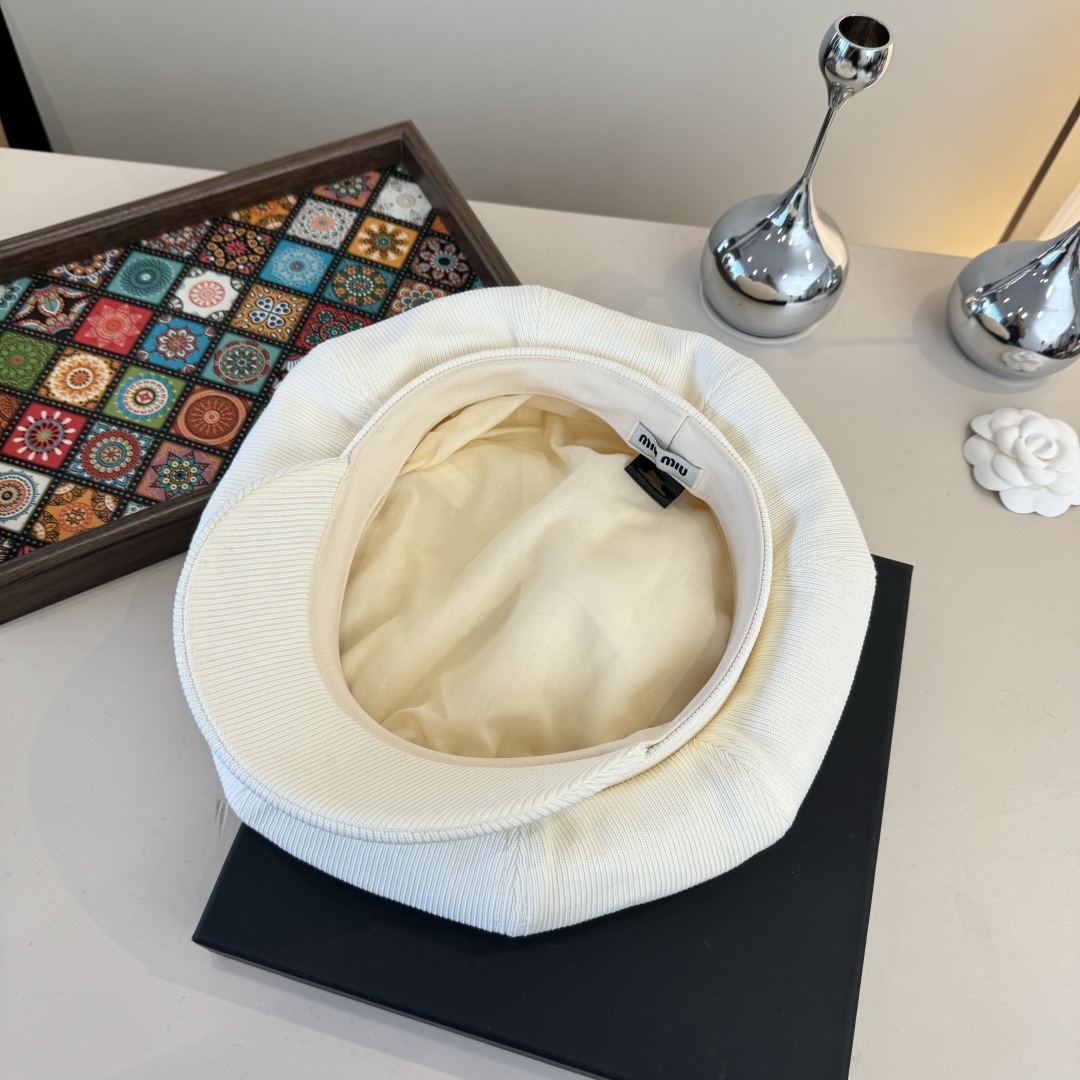 💕miumiu缪缪新款鸭舌画家帽，高端定制，头围57cm