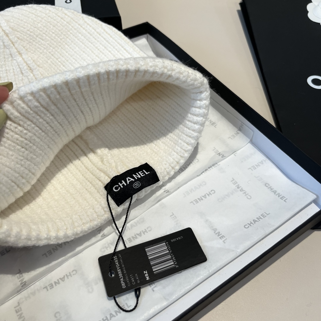 🌾Chanel香奈儿针织毛线帽