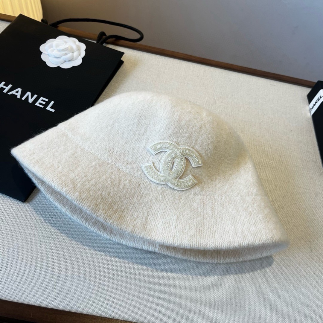 💕Chanel香奈儿新款羊毛渔夫帽 ,可折叠