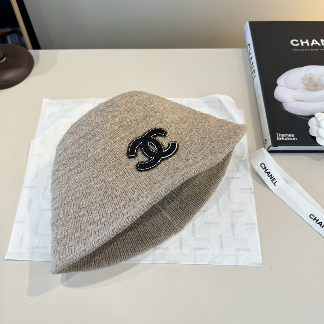 💕Chanel香奈儿新款羊毛渔夫帽 ,可折叠