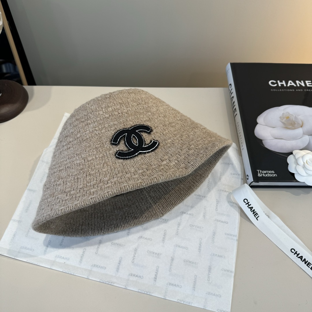 💕Chanel香奈儿新款羊毛渔夫帽 ,可折叠