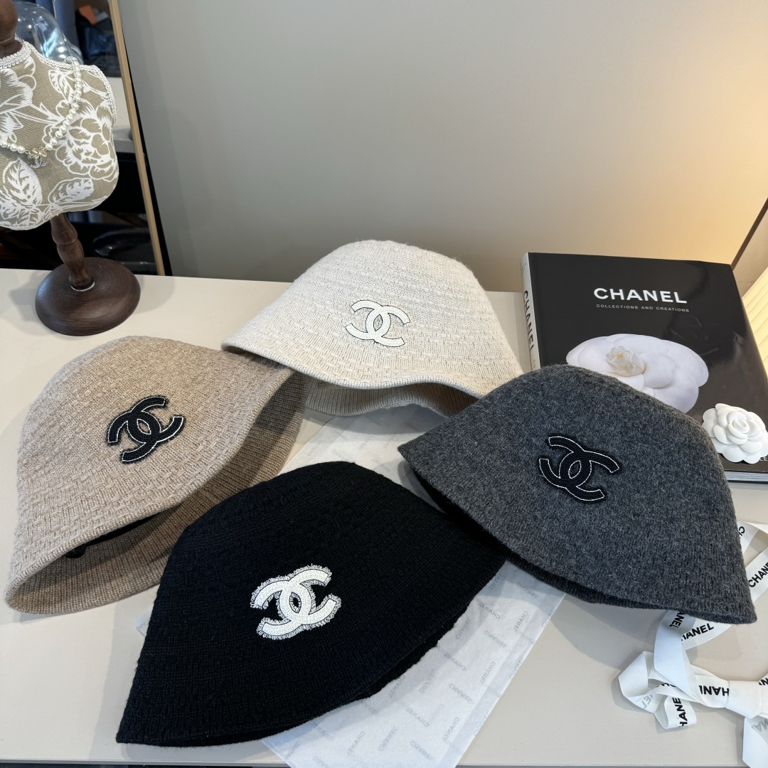 💕Chanel香奈儿新款羊毛渔夫帽 ,可折叠