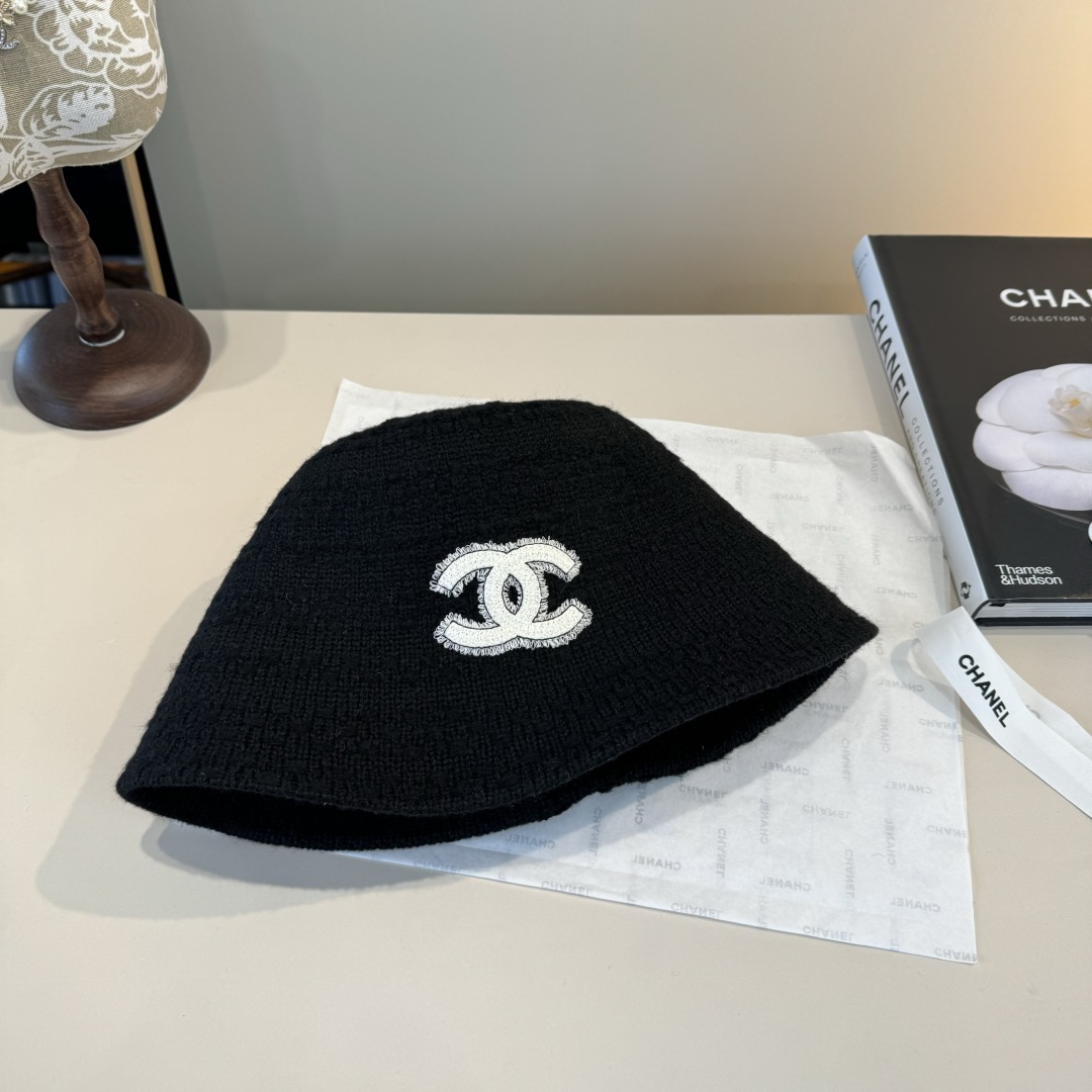 💕Chanel香奈儿新款羊毛渔夫帽 ,可折叠