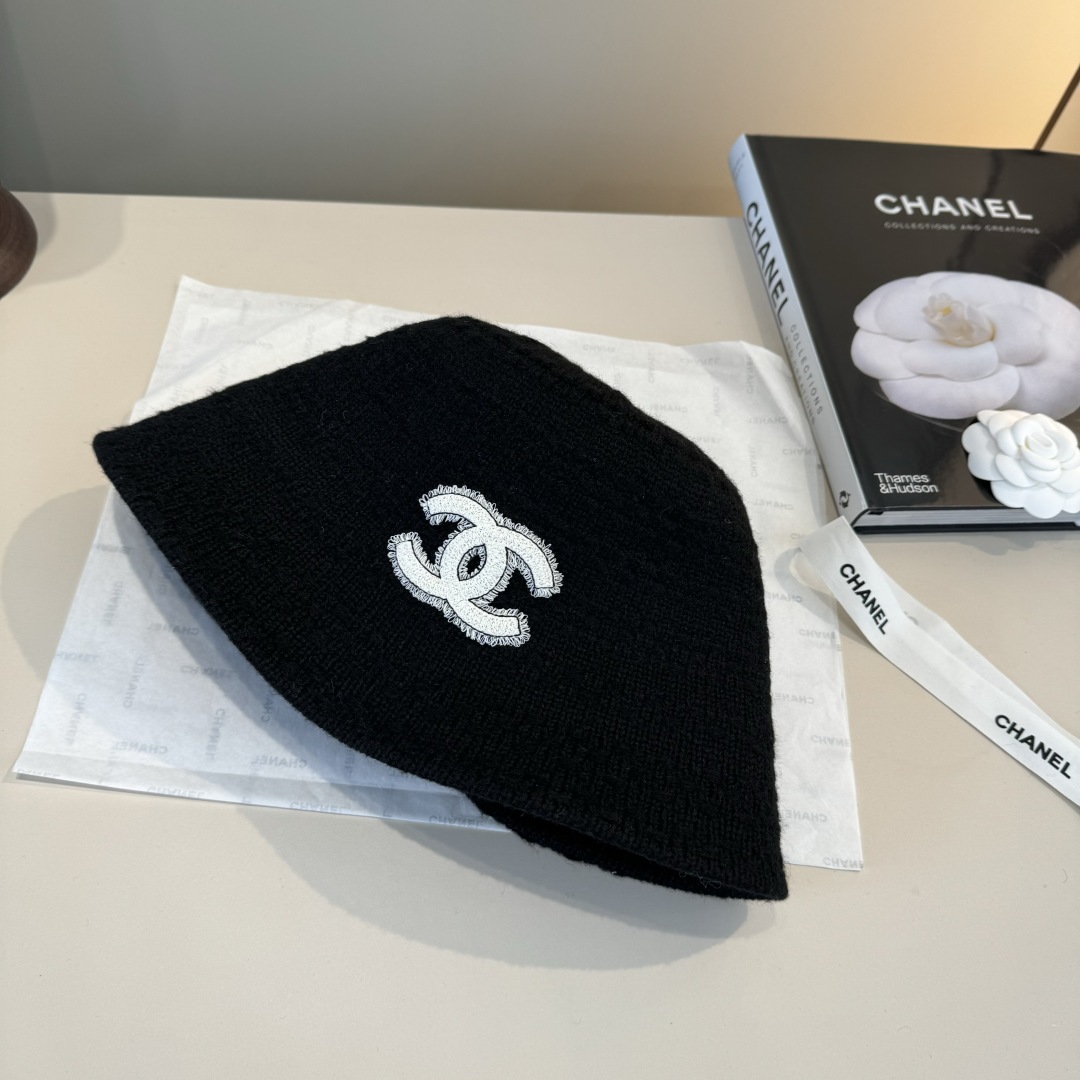 💕Chanel香奈儿新款羊毛渔夫帽 ,可折叠