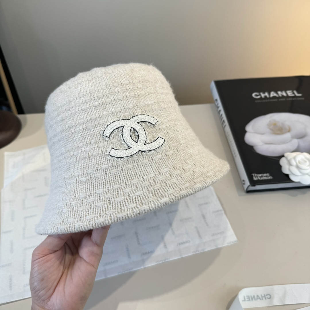 💕Chanel香奈儿新款羊毛渔夫帽 ,可折叠