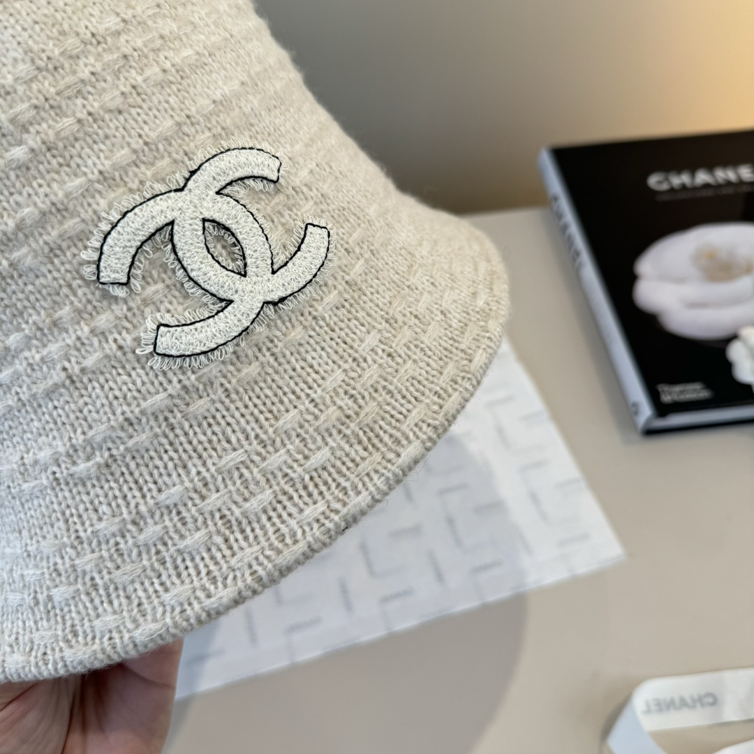 💕Chanel香奈儿新款羊毛渔夫帽 ,可折叠