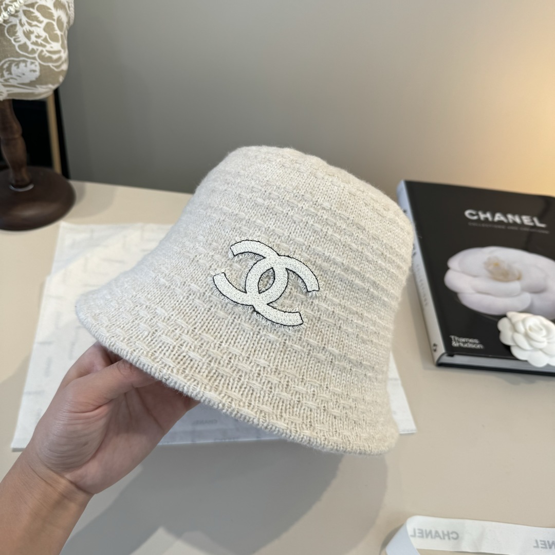 💕Chanel香奈儿新款羊毛渔夫帽 ,可折叠