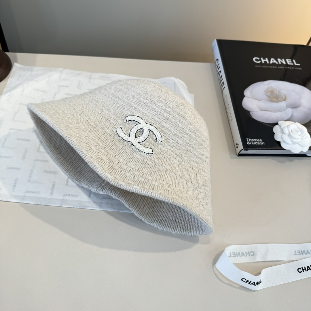 💕Chanel香奈儿新款羊毛渔夫帽 ,可折叠