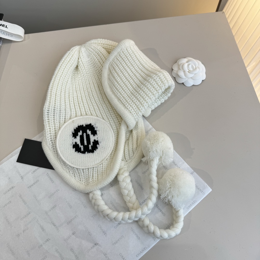 💕Chanel香奈儿针织毛线帽、护耳帽