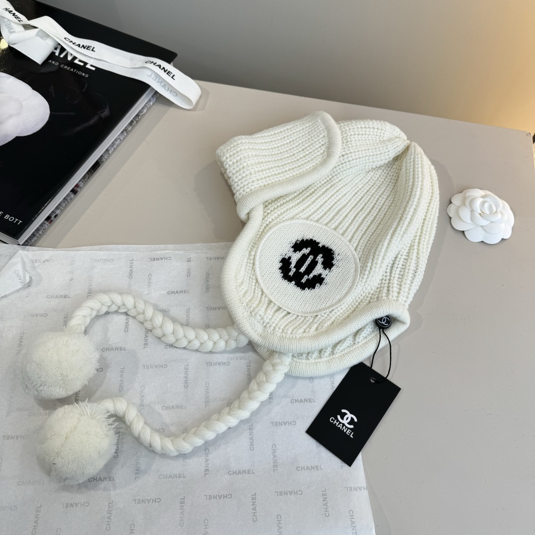 💕Chanel香奈儿针织毛线帽、护耳帽