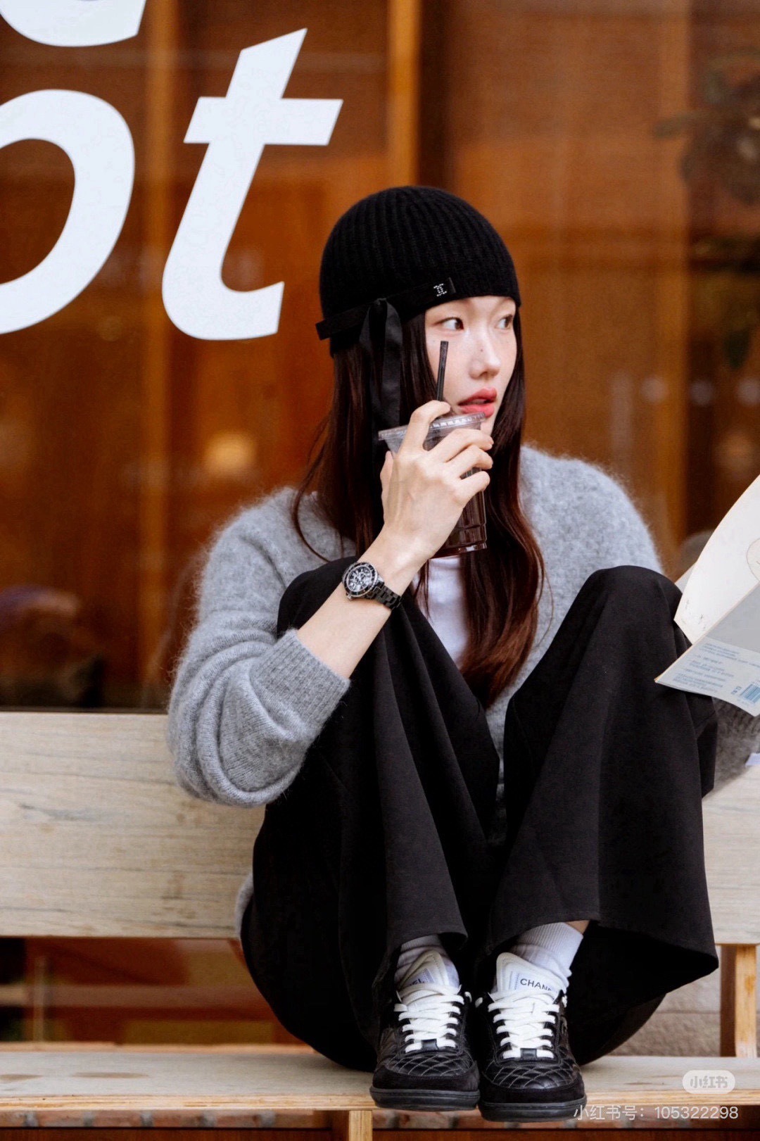 💕Chanel香奈儿针织毛线帽