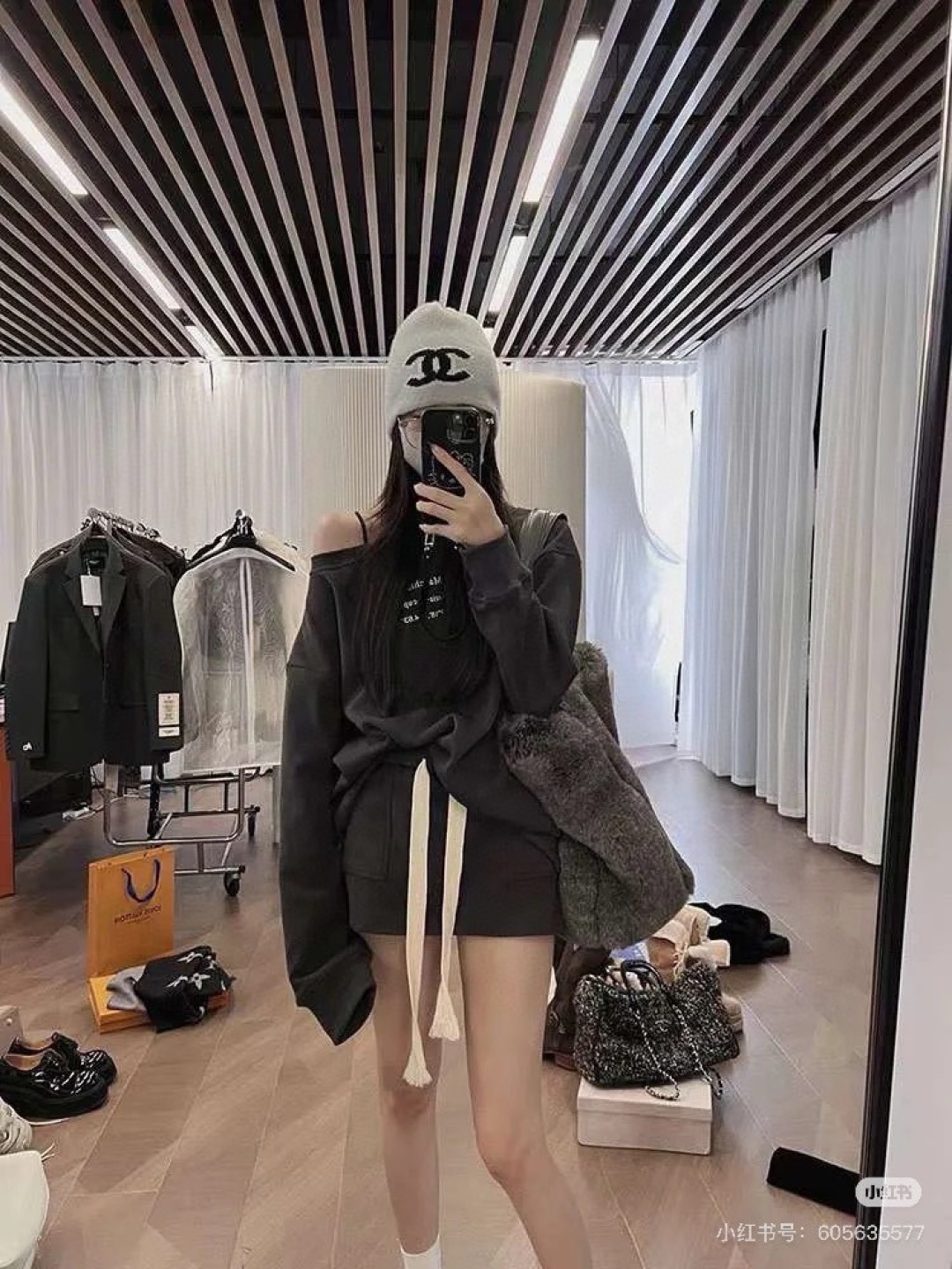 💕Chanel香奈儿针织毛线帽