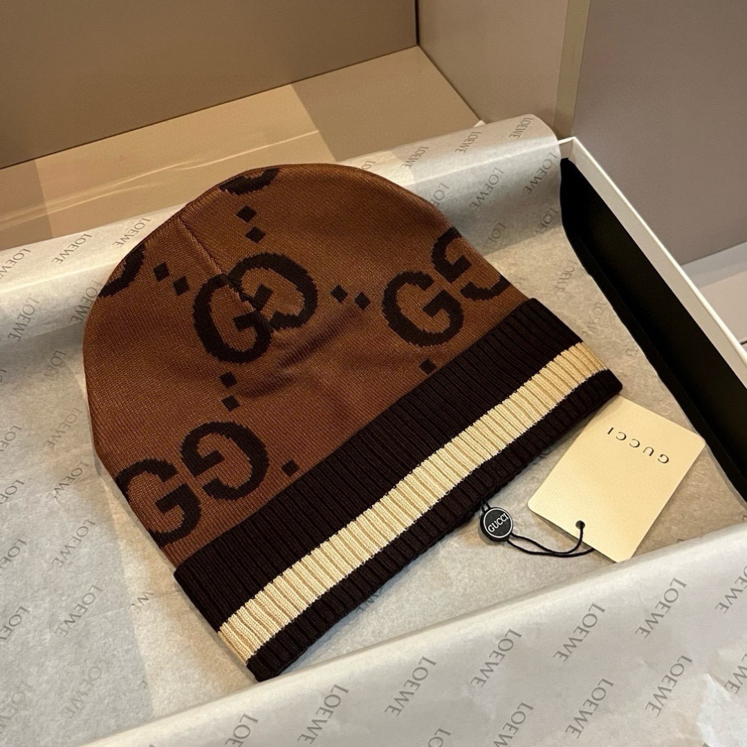 💕Gucci古奇新款针织毛线帽，男女通用