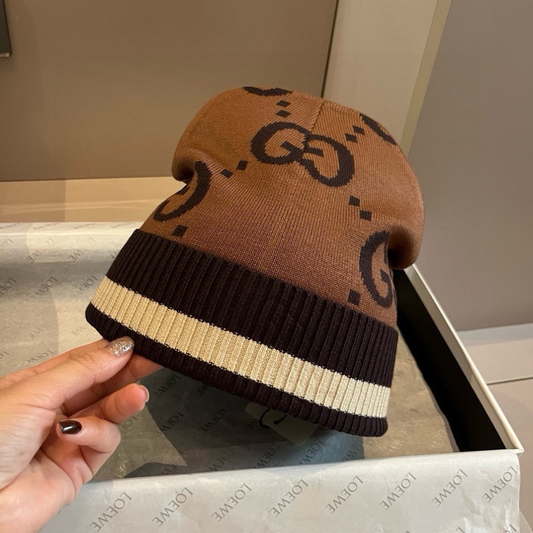 💕Gucci古奇新款针织毛线帽，男女通用