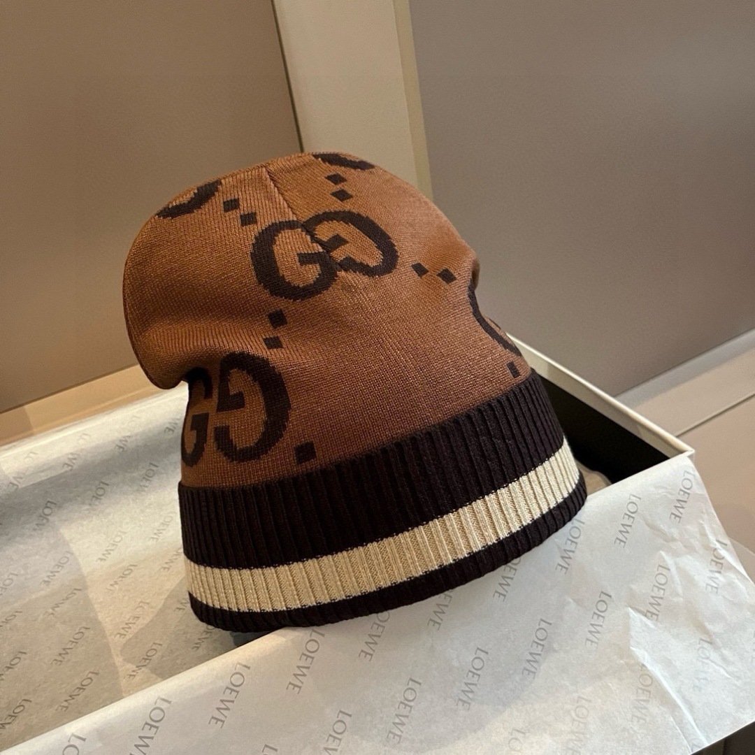 💕Gucci古奇新款针织毛线帽，男女通用