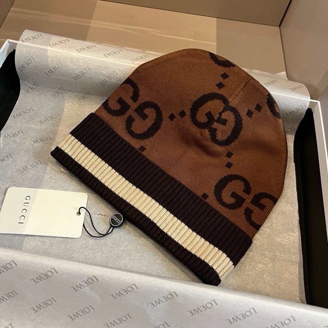💕Gucci古奇新款针织毛线帽，男女通用