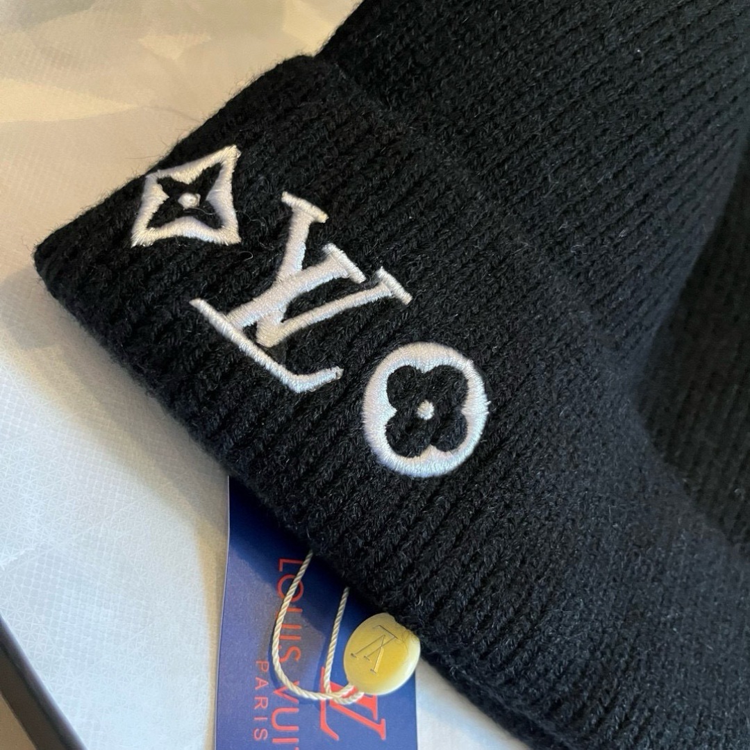 💕LV针织毛线帽