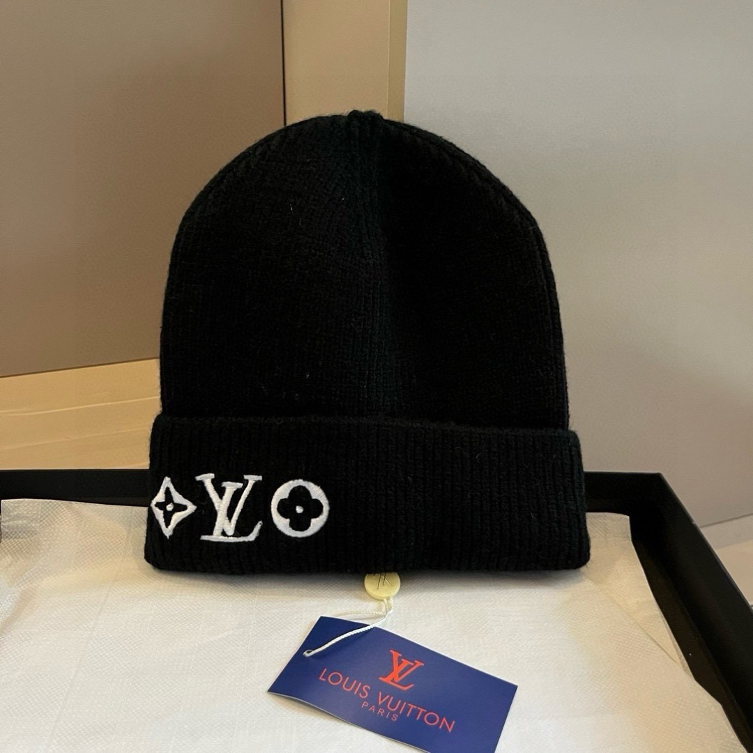 💕LV针织毛线帽