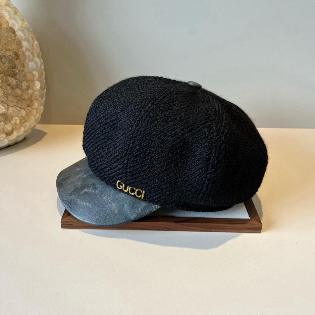 💕Gucci古奇新款鸭舌画家帽，头围57cm