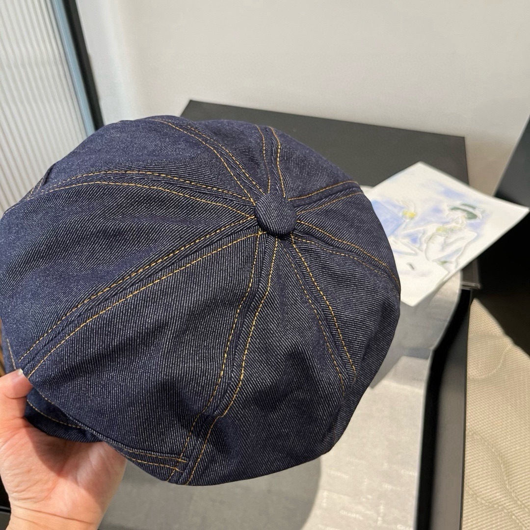 💕普拉达新款鸭舌军帽，高级定制，头围57cm