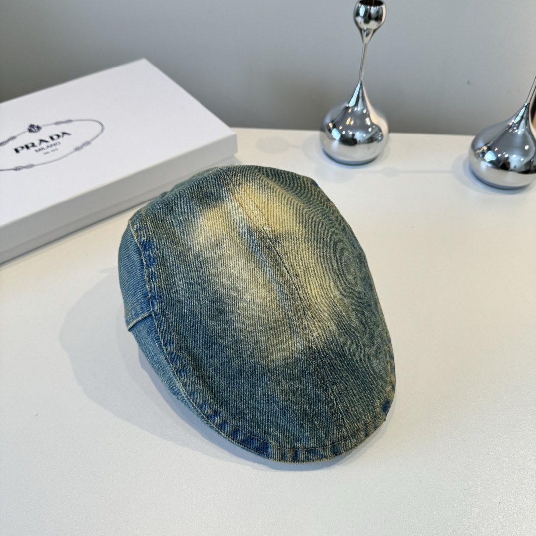 💕普拉达新款鸭舌前进帽，头围58cm