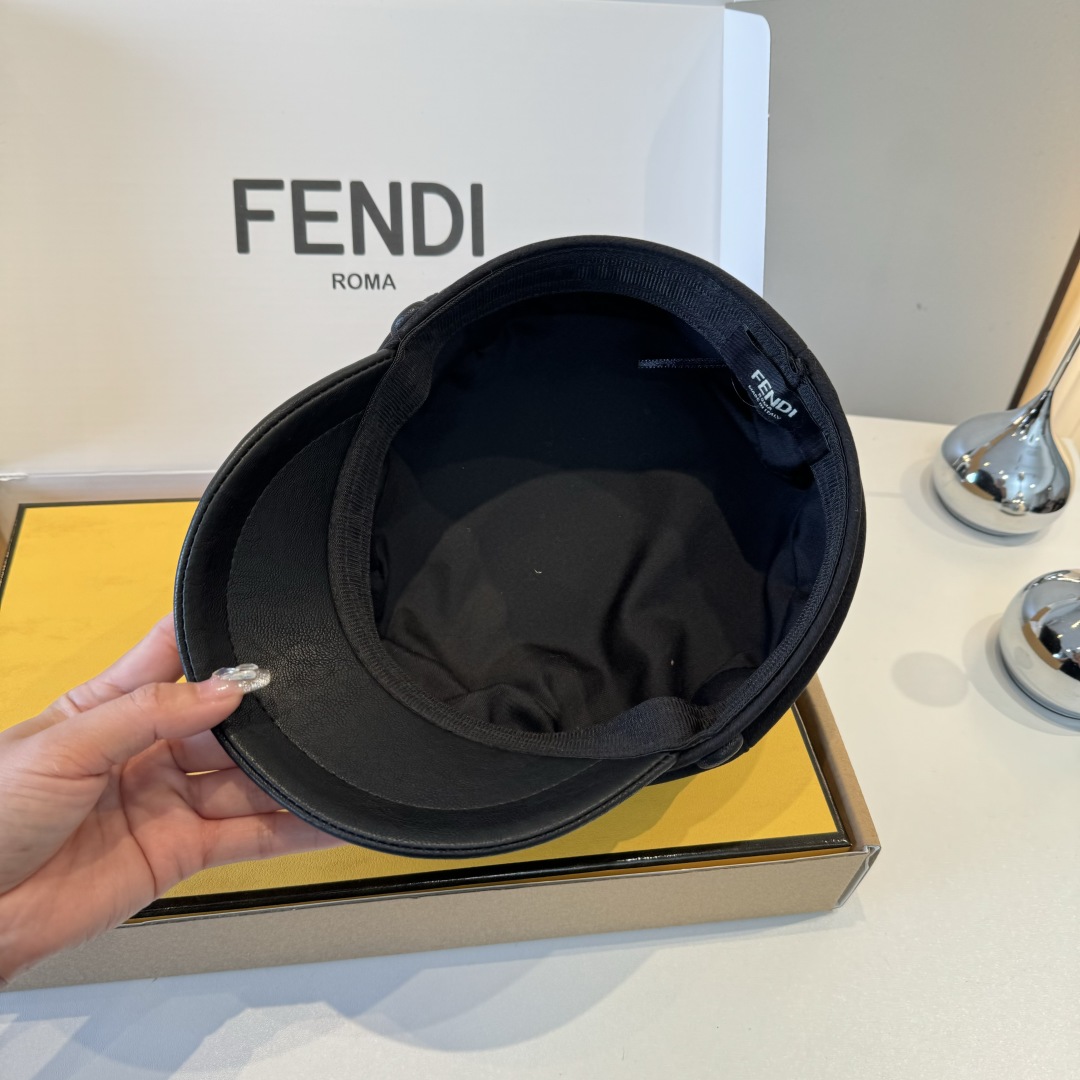 💕FENDI芬迪新款鸭舌军帽，高级定制，头围57cm