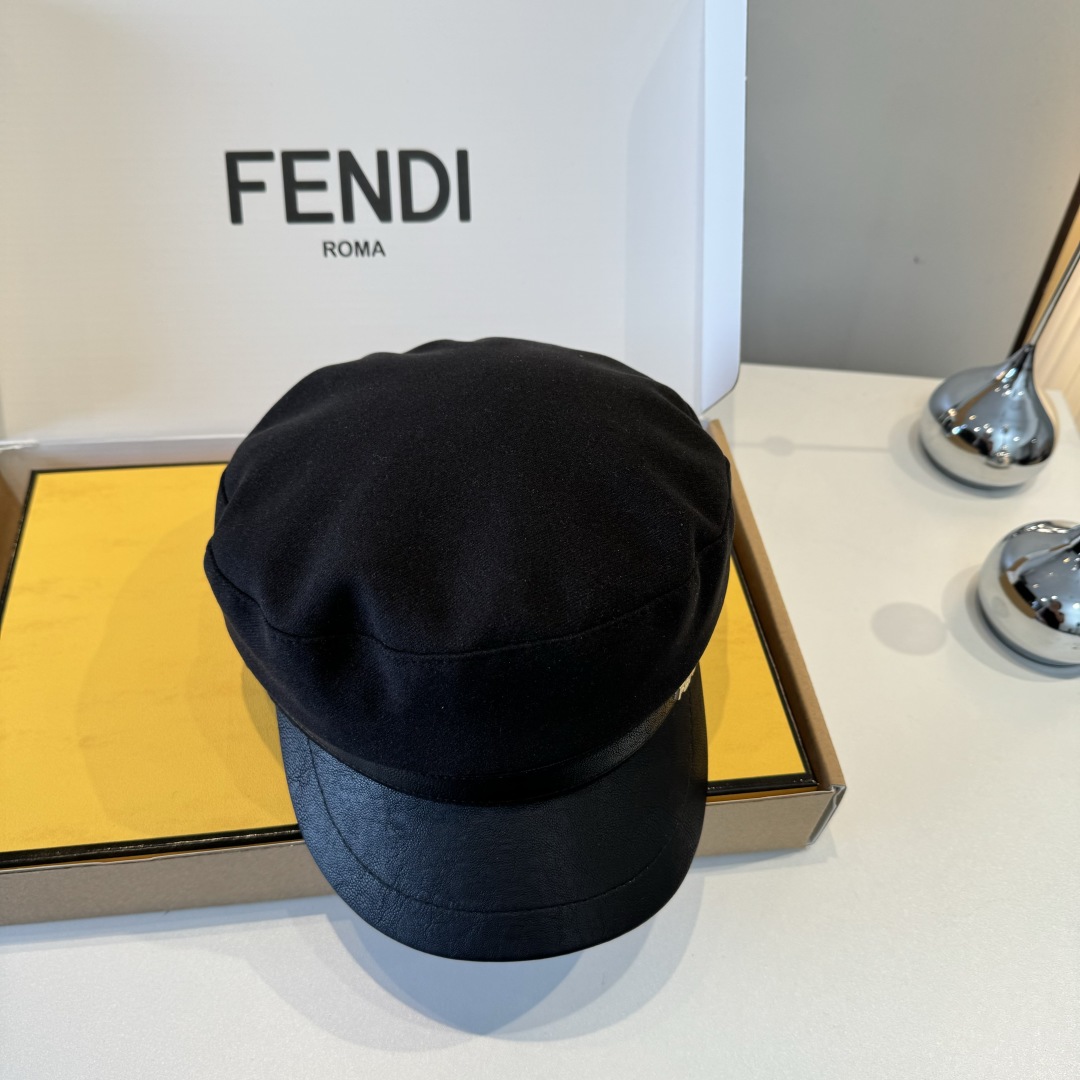 💕FENDI芬迪新款鸭舌军帽，高级定制，头围57cm