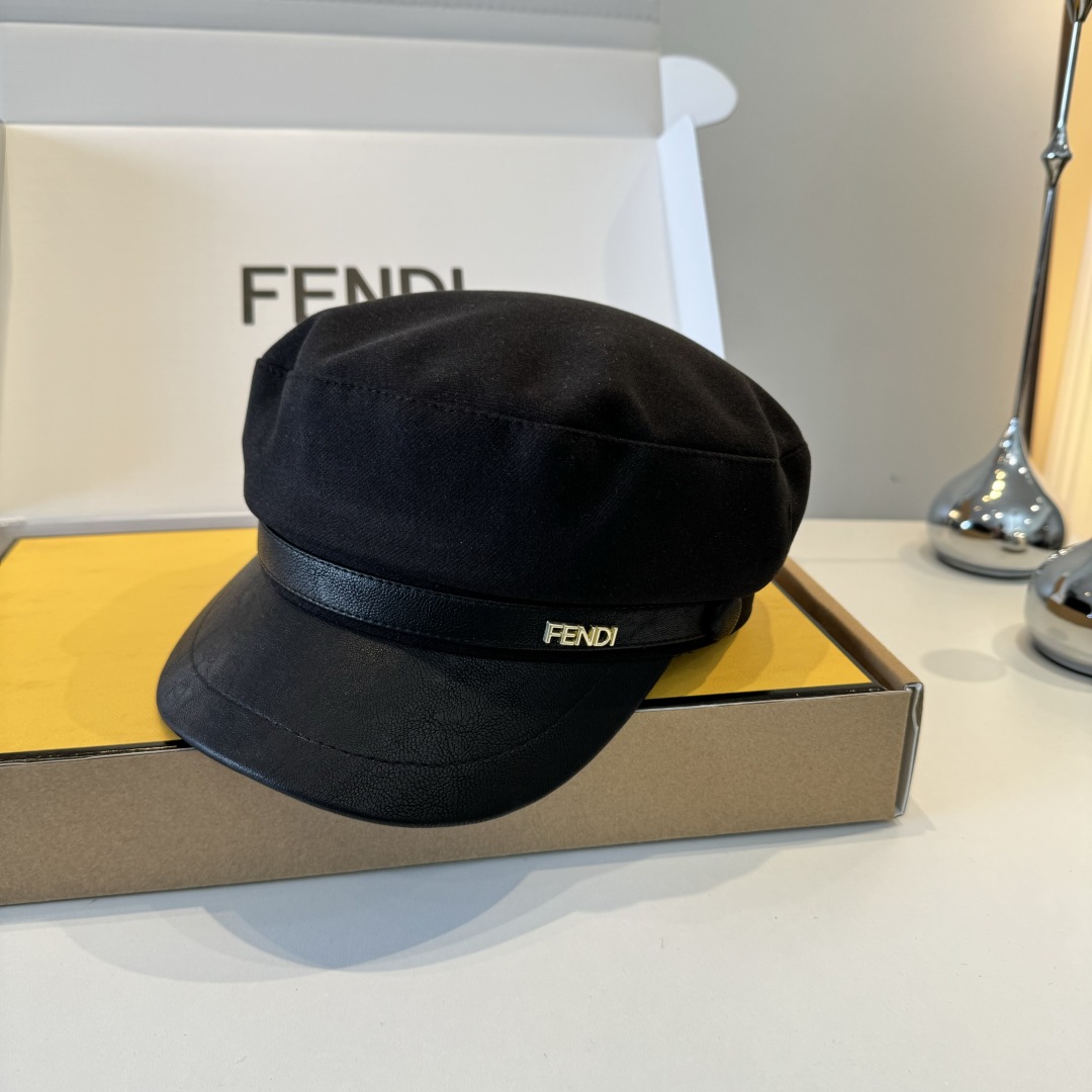 💕FENDI芬迪新款鸭舌军帽，高级定制，头围57cm