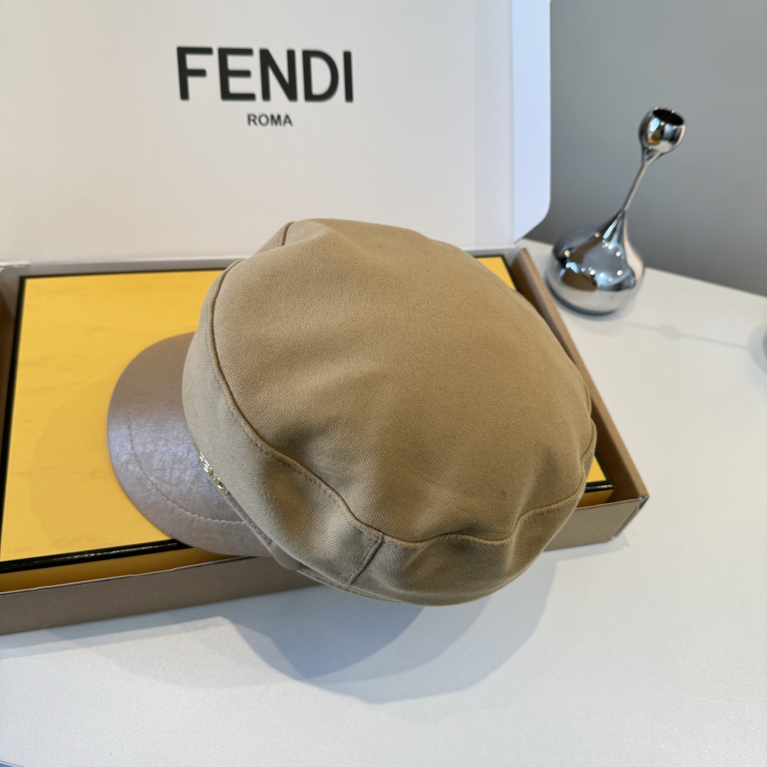 💕FENDI芬迪新款鸭舌军帽，高级定制，头围57cm