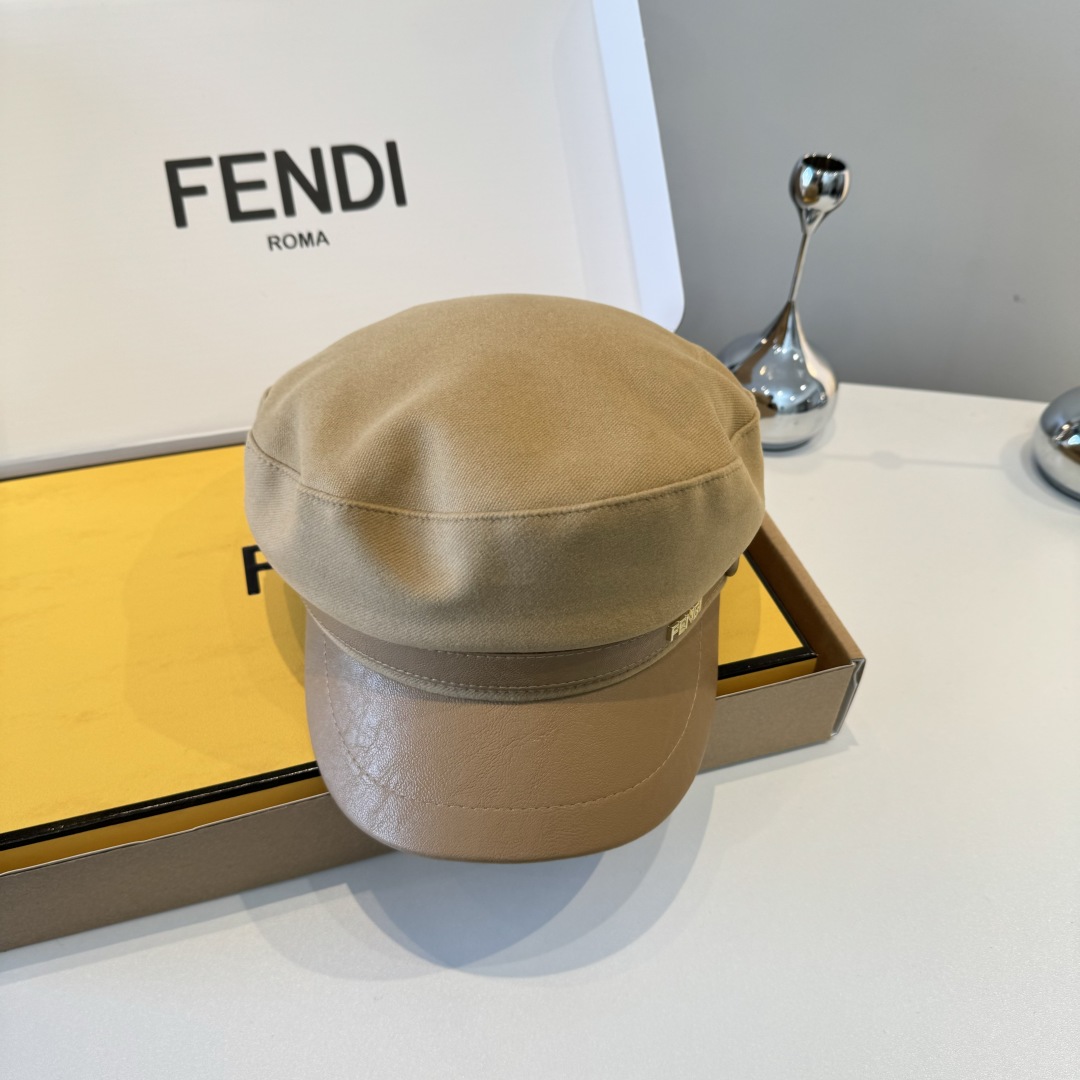 💕FENDI芬迪新款鸭舌军帽，高级定制，头围57cm