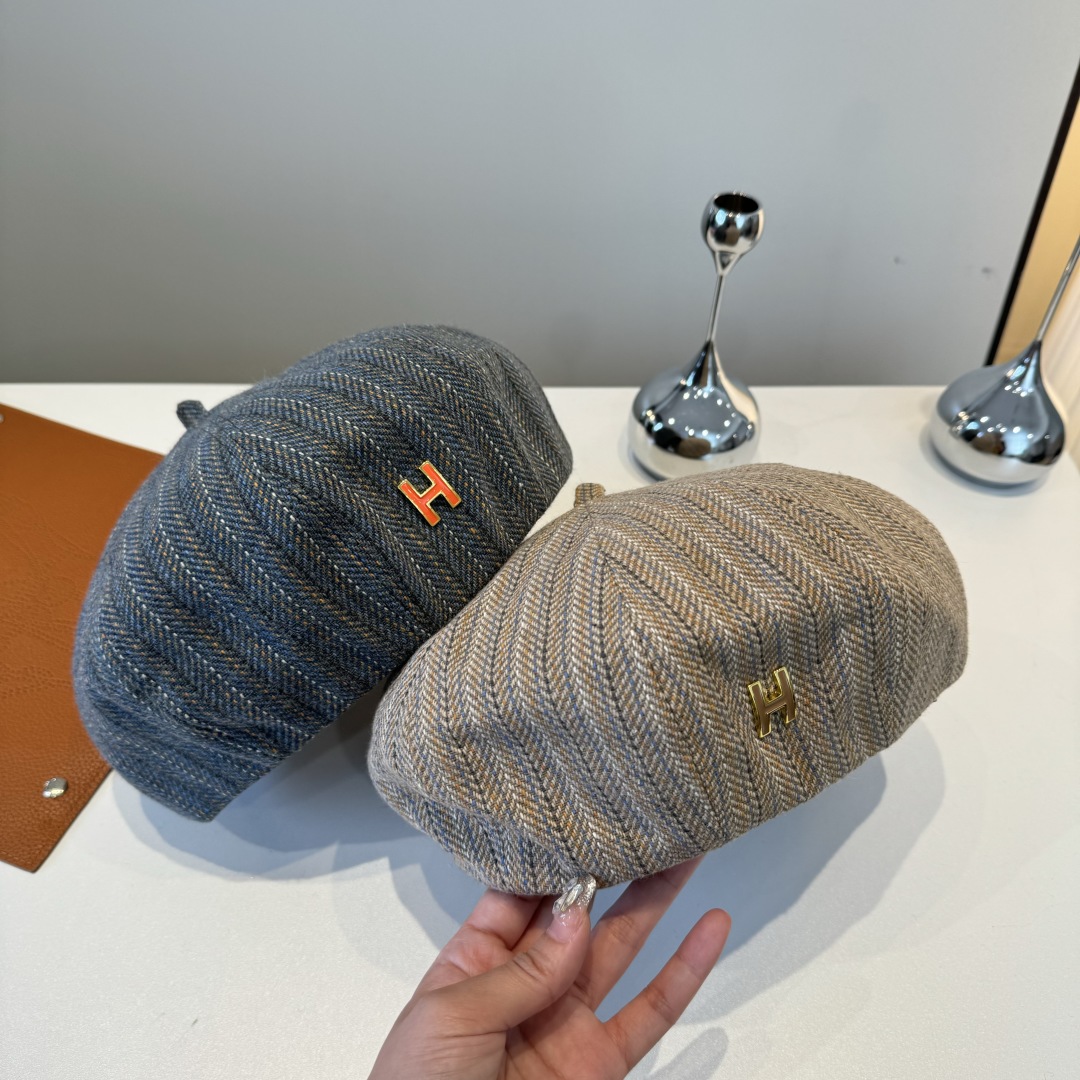 💕爱马仕新款贝雷帽，春夏款，头围57cm