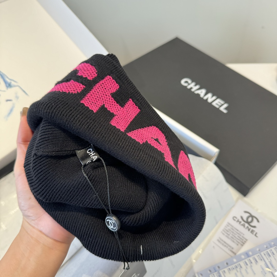 💕Chanel香奈儿针织毛线帽